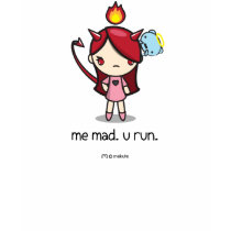 Me Mad Baby Doll (Fitted) t-shirts