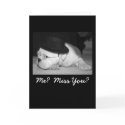 Me? Miss You? English Bulldog Greeting Card by time2see Me? Miss You? English Bulldog Greeting Card