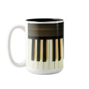 Me & My Piano Keys_ Mug_by Elenne