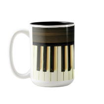Me & My Piano Keys_ Mug_by Elenne by ELENNE Me & My Piano Keys_ Mug_by Elenne