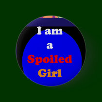 Me !! Pretty Knotty Spoiled Girl buttons by doonagiri Me !! Pretty Knotty Spoiled Girl buttons
