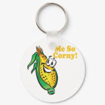 Me SO Corny  corn  cob keychains