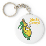 Me SO Corny  corn  cob keychains