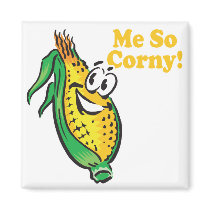 Me SO Corny corn cob magnets by doonidesigns Me SO Corny corn cob magnets