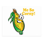 Me SO Corny  corn  cob Post Card