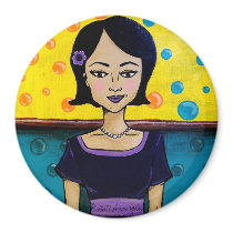 Me & the Bubbles Magnet by karmabox Me & the Bubbles Magnet