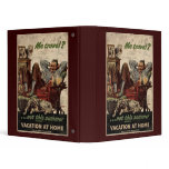 Me Travel Not This Summer Vacation At Home binders