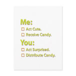 Me You Candy. Postcards