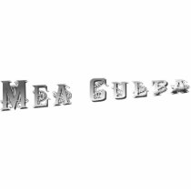Mea Culpa Ornament (CHROME) Photo Cutouts