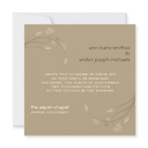 Meadow Blooms Wedding Invitation