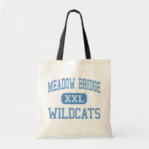 Meadow Bridge - Wildcats - High - Meadow Bridge Canvas Bags