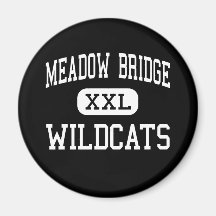 Meadow Bridge - Wildcats - High - Meadow Bridge Fridge Magnet