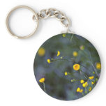 Meadow buttercup (Ranunculus Acris)  flowers Key Chains