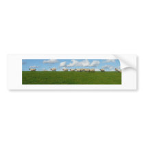 Meadow Landscape Bumper Sticker
