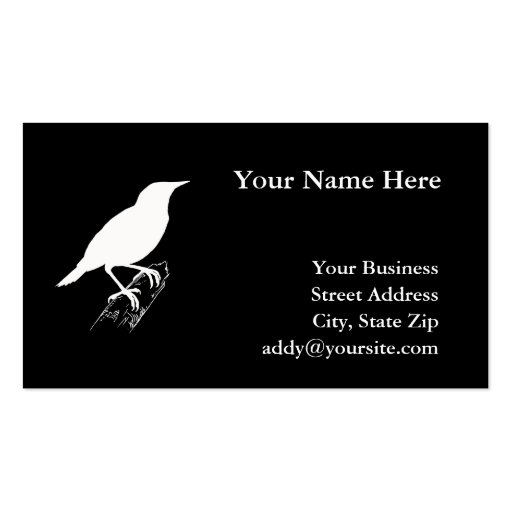 Meadow Lark Business Card (front side)