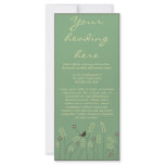 Meadow, rack card