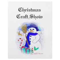 Meadow Snowman flyers by smudgeart Meadow Snowman flyers