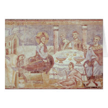 Meal at the House of Simon the Pharisee Greeting Card