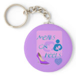 Meals on Heels! Breastfeeding Design keychains