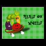 Meals on Wheels Recipe Card Post Cards