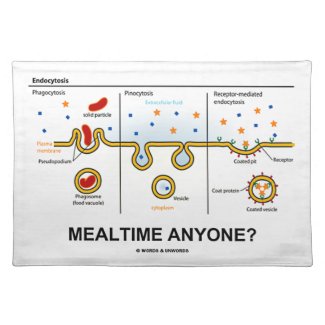 Mealtime Anyone? (Endocytosis Cellular Eating) Placemat