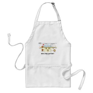 Mealtime Anyone? (Endocytosis Digestion Humor) Aprons