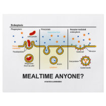 Mealtime Anyone? (Endocytosis Digestion Humor) Full Color Flyer