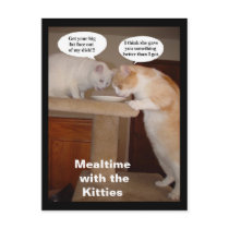 Mealtime with the Kitties postcards
