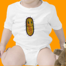 Mean Bacteria Cartoon Character t-shirts