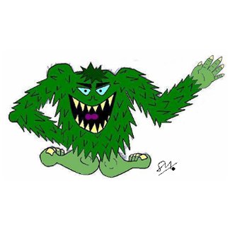 mean green postcard