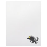 mean honey badger cartoon character letterhead