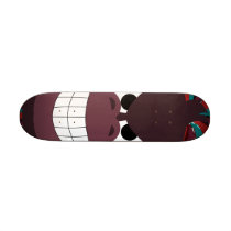 Mean monkey, teeth skateboards