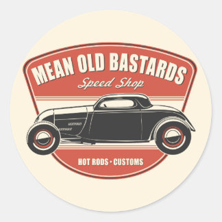 old bastards mean coupe bastard gifts stickers