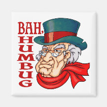 Mean Old Scrooge Fridge Magnet