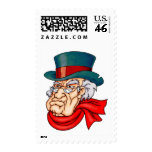 Mean Old Scrooge Stamp