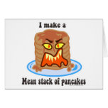 Mean Pancake Greeting Cards