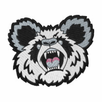 Mean Panda embroidered shirts by ZazzleEmbroidery Mean Panda embroidered shirts