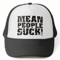Mean People Suck - Black hats by visualnewbie Mean People Suck - Black hats