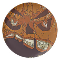 MEAN PUMPKIN PLATE
