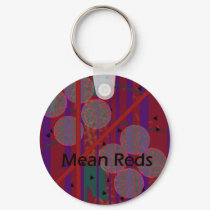 Mean Reds Key Chain keychains by DesignJ Mean Reds Key Chain keychains