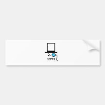 Mean Rich Guy Bumper Sticker