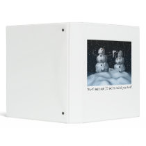 Mean Snowman Avery Binder by MDKgraphics Mean Snowman Avery Binder