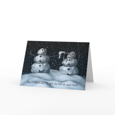 snowman blow dryer