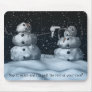 Mean Snowman Mousepad