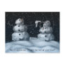 Mean Snowman Postcard