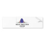 Mean Thoughts Inside (Statistics Humor) Bumper Sticker