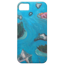 Meandering Mountain River -Expressionism landscape iPhone 5 Covers