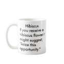 Meaning in Nature: Hibiscus Flower mugs