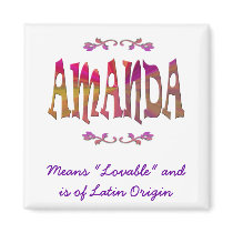 Meaning of Amanda Magnet by IArtist40 Meaning of Amanda Magnet