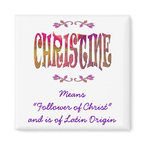 Meaning of Christine Magnet by IArtist40 Meaning of Christine Magnet